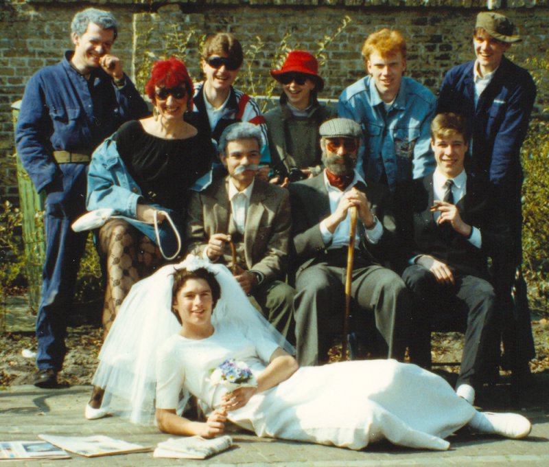 Vossenjacht in jeugdkamp van 1991 in Burg Haamstede